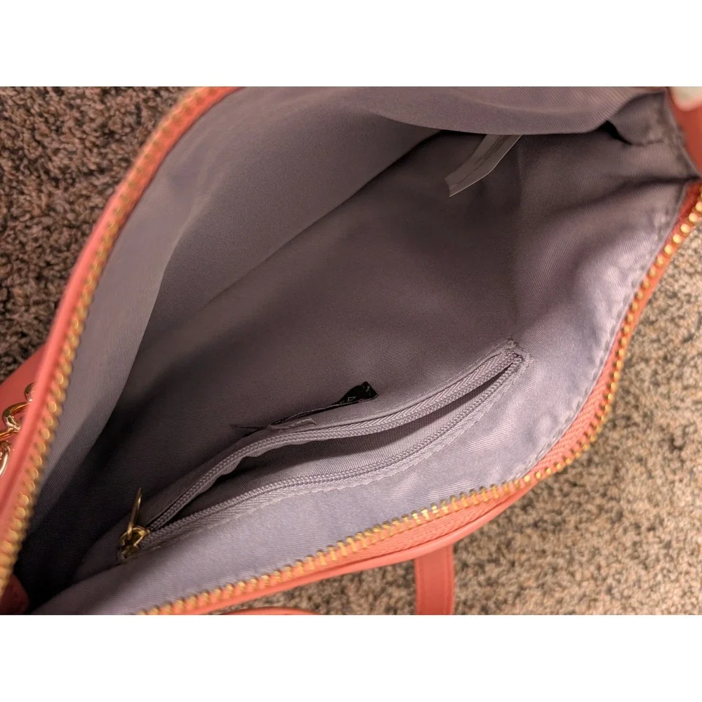 Wild Fable Pink Baguette Shoulder Bag Gold‎ Celestial Star Moon Chain Y2K Purse